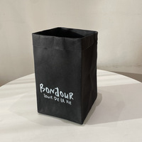 Porte-pot de fleur en papier imperméable écologique papier kraft lavable résistant réutilisable cadeau de fleur sac d'emballage alimentaire