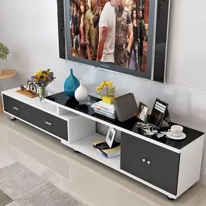 客厅家具热卖电视架现代客厅中密度纤维板现代风格电视架和中央桌