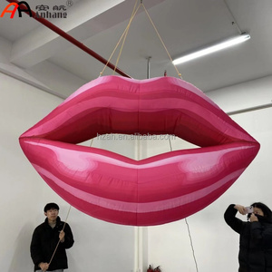 Maßgefertigtes Riesiges Sexy Aufblasbares Rotes Lippen-Modell mit LED-Beleuchtung für Bar, Nachtclub, Party, Kunst-Event, Werbung und Dekoration - Product Image 4