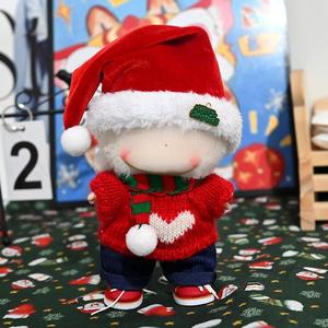 Disfraz de Payaso de Dibujos Animados, Disfraz de Pequeño Diablo Navideño, <span class=keywords><strong>Ropa</strong></span> de Diseñador, Atuendo de Lujo, <span class=keywords><strong>Ropa</strong></span> y Accesorios <span class=keywords><strong>para</strong></span> Muñecas Labubu - Product Image 3