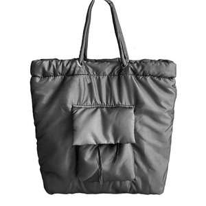 Bolsos de Compras Reutilizables para Mujer, de Nailon Ligero, Acolchados, Impermeables, con Relleno de Algodón, Tipo Tote - Product Image 6