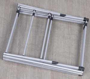 Pliable en métal bricolage blanchisserie vêtements étendoir intérieur extérieur Portable pliable séchage tissu cintre pour Camping randonnée - Product Image 4