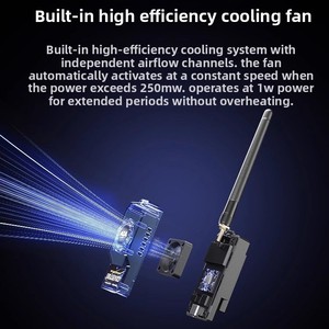 Módulo RF de Largo Alcance ATA ELRS Nano, Amplificador de Señal de Carreras de Alta Potencia de 1W, Compatible con 24 GHz, Plástico, Hecho en China - Product Image 5
