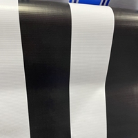 Rouleau de tissu bâche imperméable et résistant à l'eau, rayé coloré et uni pour auvent