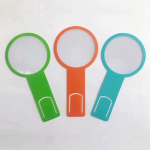 <span class=keywords><strong>Loupe</strong></span> de poche HD 3x à poignée ronde, en PVC écologique, 140x70mm, idéale pour les personnes âgées et les étudiants, directement de l'usine - Product Image 4