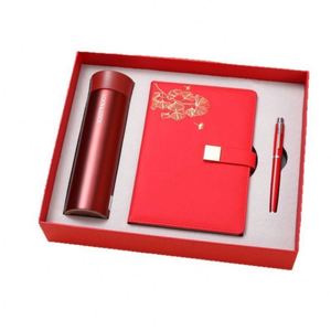 Business <b>Lock</b> Stainless Steel Thermos Cup A5 Notebook Modern Simple Gift <b>Box</b> Made China Silk Screen Printing for - Product Image 5