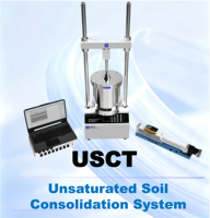 Sistema de Consolidación de Suelos Insaturados USCT, Equipo de Prueba Geotécnica de Laboratorio para Pruebas de Tensión y Deformación en Suelos Insaturados