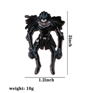 时尚饰品胸针死亡笔记零漫画金属工艺DIY别针徽章合金动漫胸针 - Product Image 3