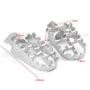 Repose-pieds universels pour moto, pédales larges, repose-pieds pour Yamaha Motocross PW50 PW80 TTR90 TW200 Pit Dirt Bike - Product Image 6