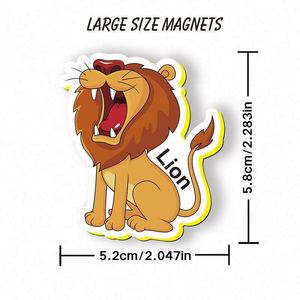 42 Imanes de Refrigerador con Dibujos Animados de Animales, para el Hogar, la Escuela, la Nevera, para Premiar a los Niños - Product Image 5