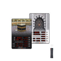 Horloges numériques musulmanes à vente chaude, horloges de prière de la mosquée, horloges automatiques