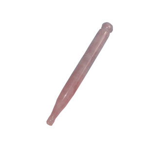 Naturstein weißer Jade-Augenmassage-Stift Kristall Mineral Schönheits-Akupunktur-Stick Gesicht Kopf Gua Sha Werkzeug für Heilung Hautpflege - Product Image 1