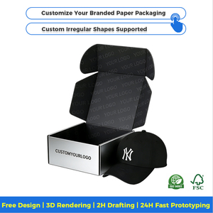 Caja de Papel para Gorra de Béisbol, Cajas de Papel Personalizadas para Gorras, Caja de Regalo para Gorra de Béisbol - Product Image 2
