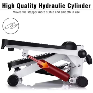 มินิสเต็ปเปอร์ออกกำลังกายพร้อมสายรัดต้านทาน อุปกรณ์คาร์ดิโอแบบขั้นบันไดพร้อมจอแสดงผลดิจิตอล - Product Image 2