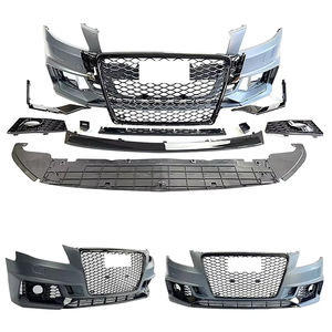 Kit Carrozzeria Auto in Offerta <span class=keywords><strong>Paraurti</strong></span> <span class=keywords><strong>Anteriore</strong></span> con Griglia a Nido d'Ape per <span class=keywords><strong>Audi</strong></span> A4 S4 B8 Aggiornamento a Stile RS4 B9 2008-2012 - Product Image 2