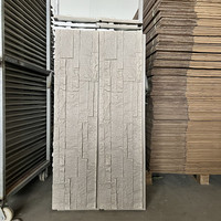 Nouvelle arrivée pilier panneau colonne de pierre enveloppe décoratif artificiel 3D PU Faux pierre panneaux muraux