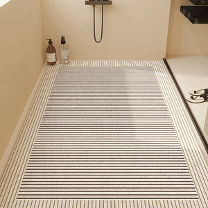 Alfombra Antideslizante para Baño, Rectangular, con Rayas, de PVC, Antideslizante, para Uso Doméstico - Product Image 4