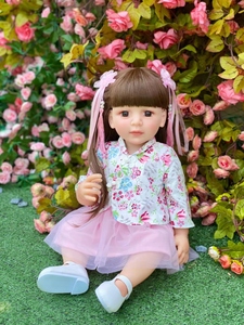 Nuovo arrivo Reborn Baby Dolls Princess Sweet Doll Soft Vivid Silicone realistico Reborn Baby Dolls Girl 55cm per bambini - Product Image 4
