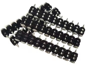 Clavos para Armazón Galvanizados BX3, Puntas de Acero con Cuerpo Liso, Tira de Plástico, Embalaje en Cartón, Premium, Negros, 3mm - Product Image 2