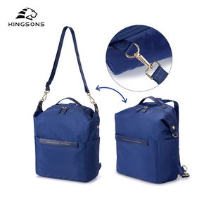 Kingsons Women's Crossbody <b>Backpack</b> Blue 20-35L <b>Waterproof</b> Detachable Strap Everyday Use - Product Image 1