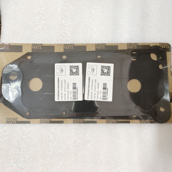 Oil Cooler Gasket 6742-01-1080 6743-51-4430 for PC300 Excavator