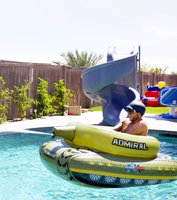 Vente chaude : Réservoir et voiture gonflables en PVC pour pulvérisation d'eau, pour installations de divertissement de fête aquatique, capacité 100-500 kg