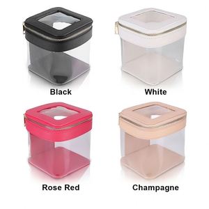 Women's Fashion PU Waterproof Zipper Cosmetic Organizer <b>Bag</b>-Portable for Travel <b>Make</b> <b>up</b> <b>Bag</b> - Product Image 3
