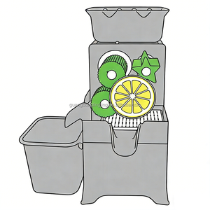 Presse-agrumes électrique commercial 100W à froid, durable, pour calamansi, citron cambodgien, machine à jus pour bars à jus et <span class=keywords><strong>restaurants</strong></span> - Product Image 1