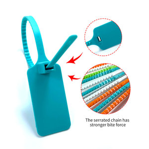 Sellos de Seguridad de Plástico PP+PE DX211P-2 Dingxin, con Logotipo Personalizado, Alta Calidad, 50x30mm, Resistentes a la Temperatura, OEM/ODM, Envío <span class=keywords><strong>Gratuito</strong></span> - Product Image 1