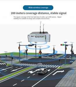 De Circulation aux intersections Lumière Système <span class=keywords><strong>Smart</strong></span> Système De Contrôle Du Trafic Sans Fil Système De Circulation Solaire IP 65 - Product Image 5