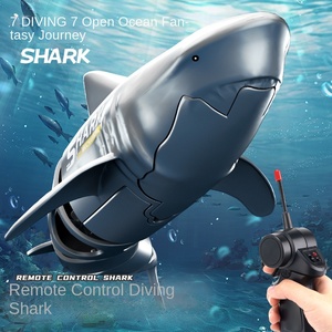 Jouet sous-marin télécommandé pour enfants, mini requin à 6 canaux, caméra FHD 1080p, poisson bionique électrique, utilisation en extérieur, RC en plastique - Product Image 2