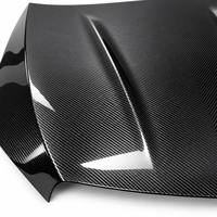 Capot moteur en fibre de carbone 3K Twill noir brillant pour Mercedes W205 C43 C63 AMG (2015-2021) – Fixation par boulons