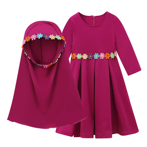 Ropa Islámica Musulmana al por Mayor 2025, Hijab para Mujer, Túnica Larga Transpirable para Ramadán, Burka Maxi, Abaya para Niñas Pequeñas - Product Image 2