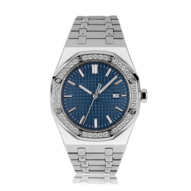 Best Seller Waterproof Stainless Steel Case Sapphire Crystal Circular Surface Quartz Watch Luxury Unisex Wrist Watch