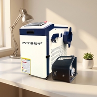 Machine de soudage laser à fibre portative refroidie par eau PHT-1500W pour acier au carbone
