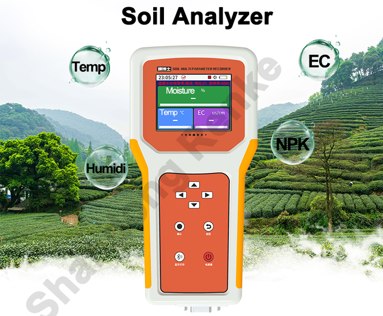 RS-TRREC-N01-1 capteur lecture Instantanée avec écran LCD Intelligent affichage sol d'agriculture NPK testeur