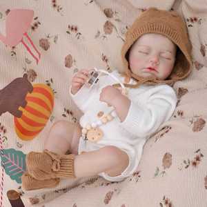 Muñeca Bebé <span class=keywords><strong>Reborn</strong></span> <span class=keywords><strong>de</strong></span> Vinilo Suave <span class=keywords><strong>de</strong></span> 20 Pulgadas, Modelo <span class=keywords><strong>de</strong></span> Juguete Realista <span class=keywords><strong>de</strong></span> Recién Nacido, Regalo para Cumpleaños, Días Festivos y Festivales - Product Image 5