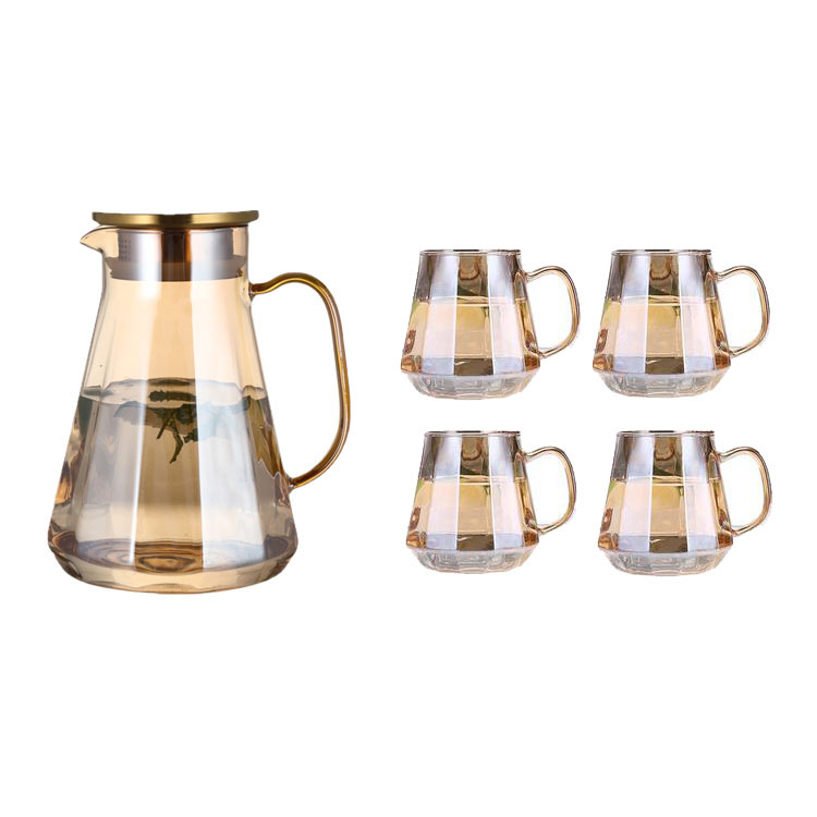 Carafe à Champagne 1,5L + 4 Verres