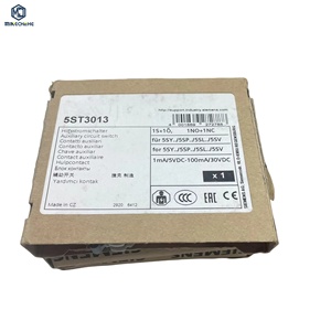 Commutateur auxiliaire 5ST3013 5SY6108-7 5SY61, disjoncteur, composant de commande électrique auxiliaire, accessoire de distribution d'énergie - Product Image 1