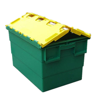 Bac de rangement en plastique pliable et empilable pour déménagement, capacité 60 kg, volume 70 L, vente en gros