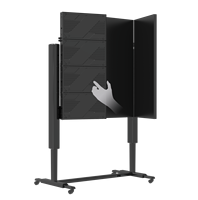 Téléviseur LED M-Shine série UT-COB 108 pouces couleur pleine, levage automatique, pliage manuel, résolution 2K/4K, étanche IP54, 3840Hz CMS