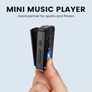 Lecteur MP3 en alliage de zinc avec clip, Bluetooth 5.0, musique Hifi sans perte, radio FM et enregistreur vocal pour le sport, la course et la gym - Product Image 1