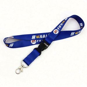 Promotional Polyester Lanyards With Logo Custom Heat Transfer Printing Sublimation Lanyard for Trade Show - Product Image 2