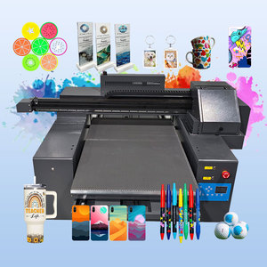 Impresora Digital de Inyección de Tinta UV de Cama Plana A2 de Tres Cabezales, Suministro Directo de Fábrica, Tinta UV Invisible - Product Image 1