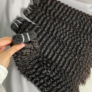 Extensiones de Cabello Indio Virgen sin Procesar, con Cutícula Alineada, Rizado Natural, 12A, Extensiones al por Mayor para Mujeres Negras - Product Image 4