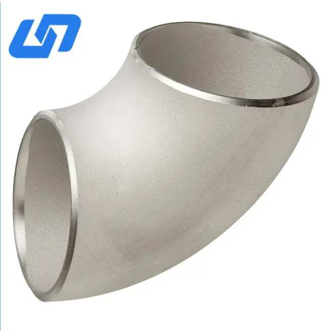 Asme B16.9 Titanium 90 Grade 2 Elleboog Buisleidingen 90 Graden Lange Radius Elleboog Voor Pijpleiding