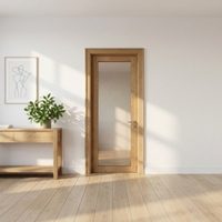 Porte en bois de qualité supérieure Penjoy, porte à charnières en bois recouvert d'aluminium, isolation thermique, imperméable, fibre de verre, appartement, salon