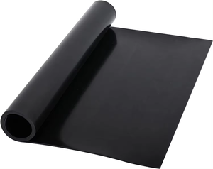Super Black 3mm KE951 Silicone Rubber Rolls Transparent High-Temperature <b>Heat</b> <b>Resistant</b> <b>Adhesive</b> Backed Molding Food Grade Huoxi - Product Image 4