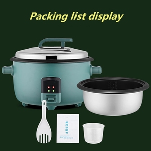 Olla <span class=keywords><strong>Arrocera</strong></span> Eléctrica Comercial de 8L, 10L y 45L, de Gran Capacidad para 6-70 Personas, Ideal para Hoteles - Product Image 5