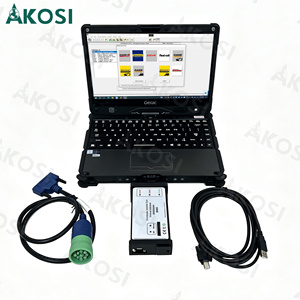 เครื่องมือวินิจฉัย CNH DPA5 สำหรับแล็ปท็อป Getac V110+V9.9 สำหรับรถบรรทุกหนัก รถพ่วง รถบัส รถตักล้อยาง รถขุด เครื่องมือบริการอิเล็กทรอนิกส์ - Product Image 6